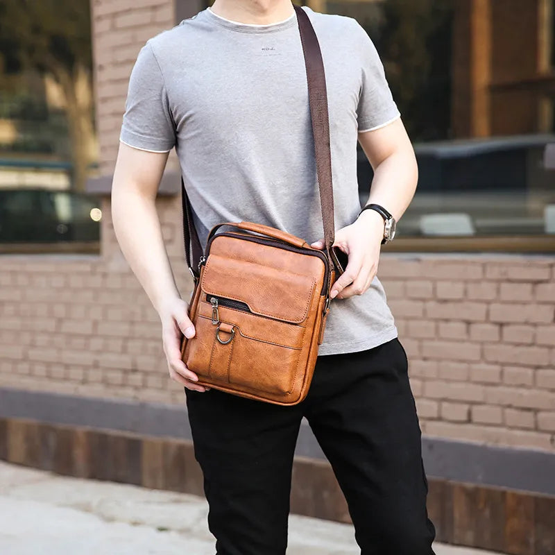 Bolsa Transversal Masculina Vintage BG140