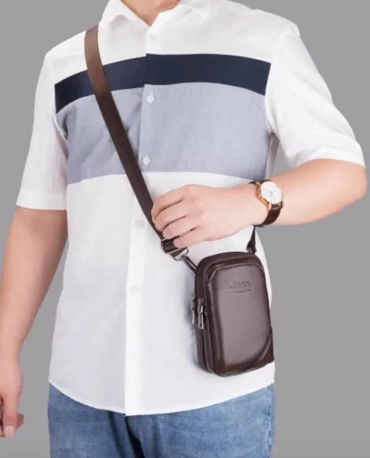 Carteira Transversal Brasil Gabana Masculina Compacta BG125