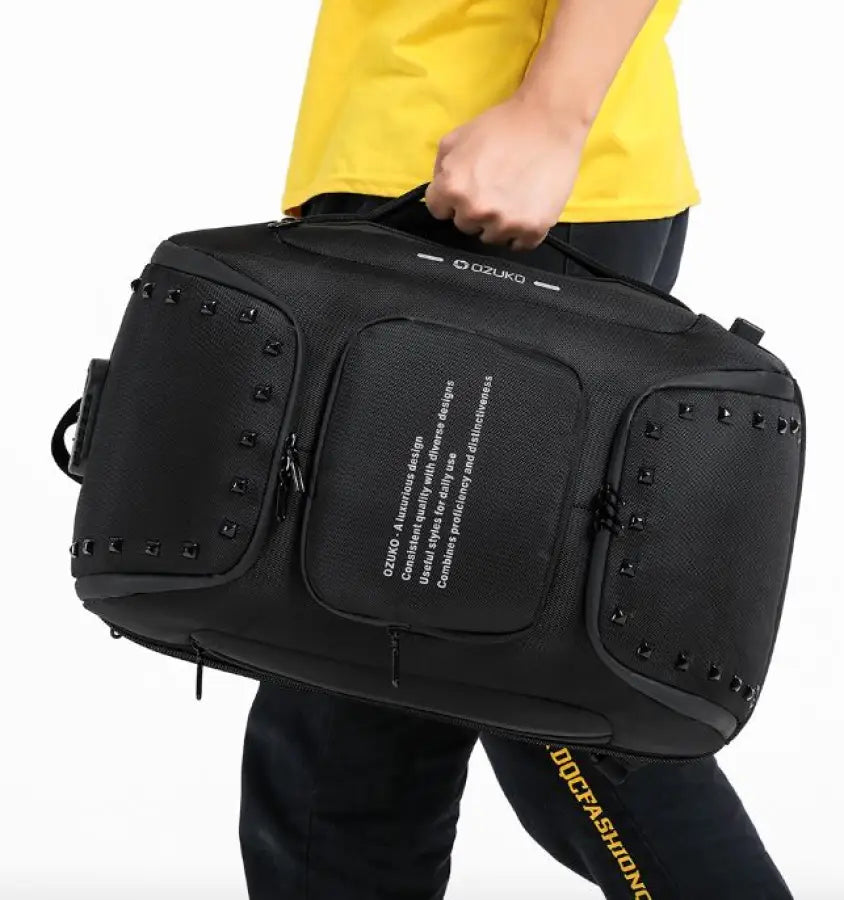Mochila Ozuko Antifurto Masculina Brasil Gabana BG102