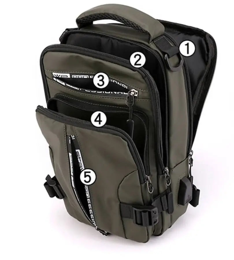 Mochila Brasil Gabana Masculina Compacta BG006