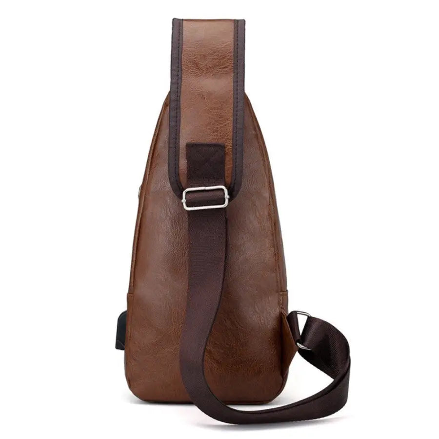 Bolsa Transversal em Couro Italy