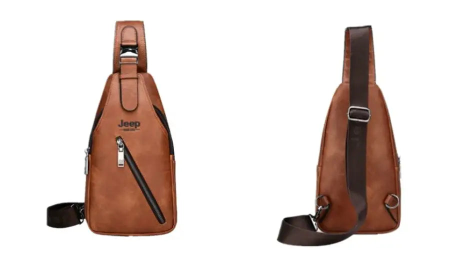Shoulder Bag de Couro Jeep