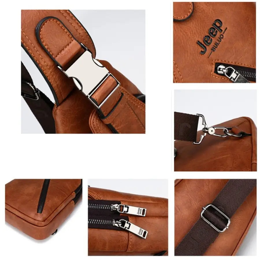 Shoulder Bag de Couro Jeep