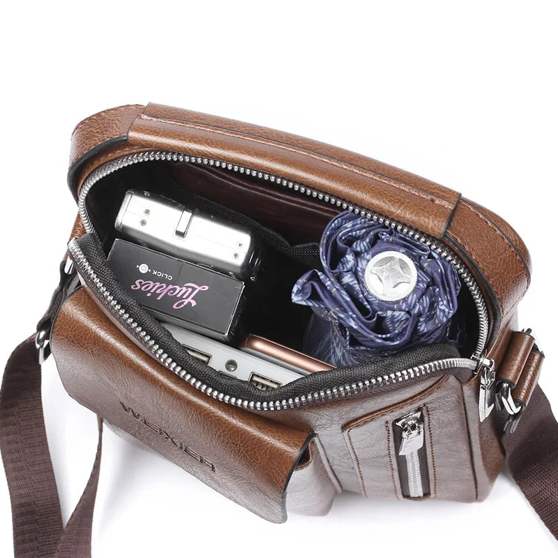 Bolsa Transversal Masculina Weixier BG139