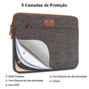 Case Slim para Notebook com Forro Macio