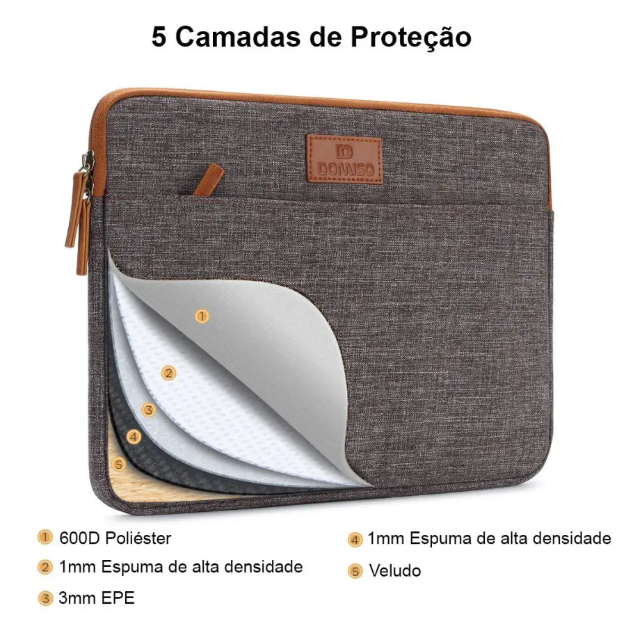 Case Slim para Notebook com Forro Macio