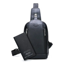 Mochila Transversal de Couro Classic Jeep