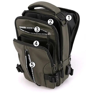 Mochila Brasil Gabana Masculina Compacta BG006