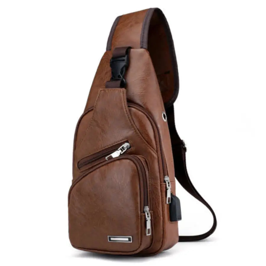 Bolsa Transversal em Couro Italy