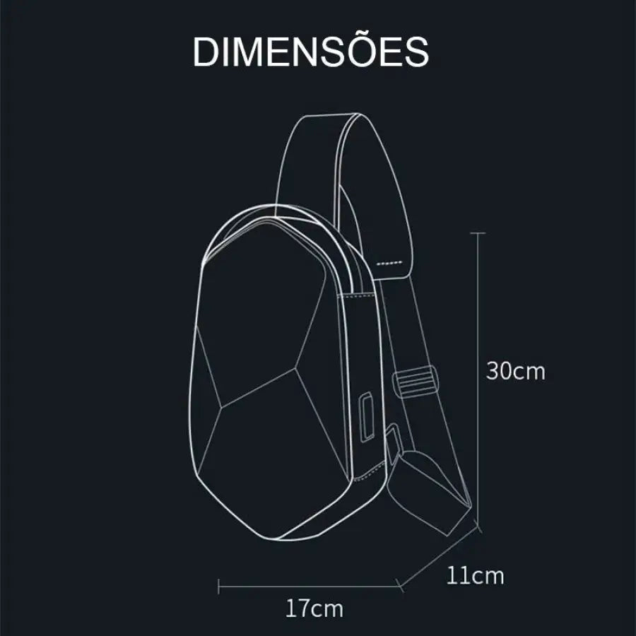 Mochila Brasil Gabana Masculina Compacta BG018