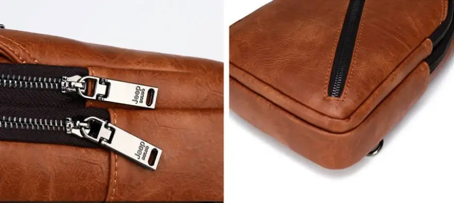 Shoulder Bag de Couro Jeep