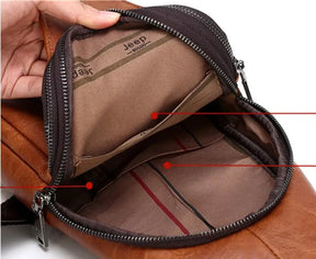 Shoulder Bag de Couro Jeep