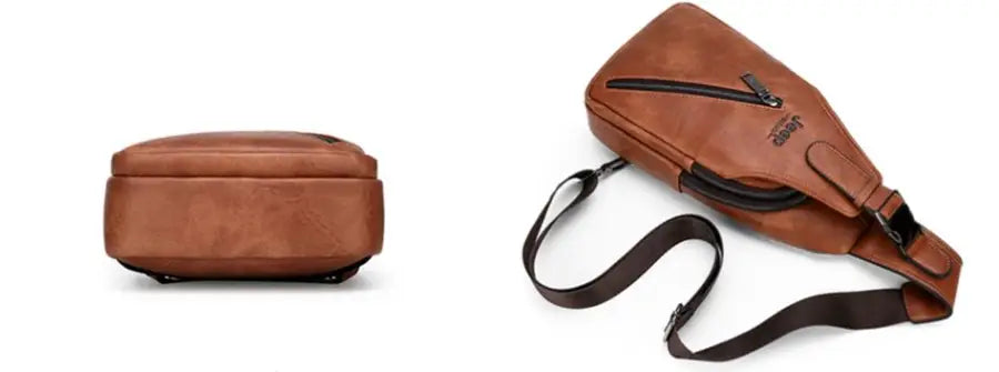 Shoulder Bag de Couro Jeep